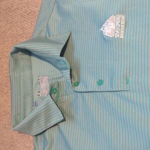 Mens Under Armour Striped Polo From Seven Springs Resort Size Medium